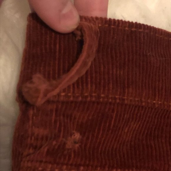 Dark Orange LEVIS Corduroys - Picture 5 of 5